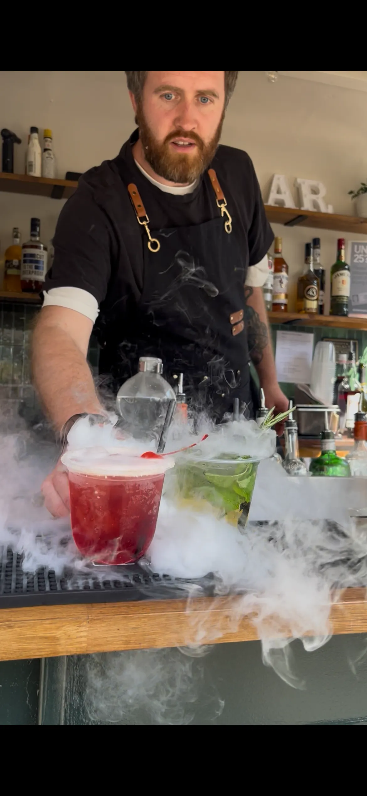 Serving guest