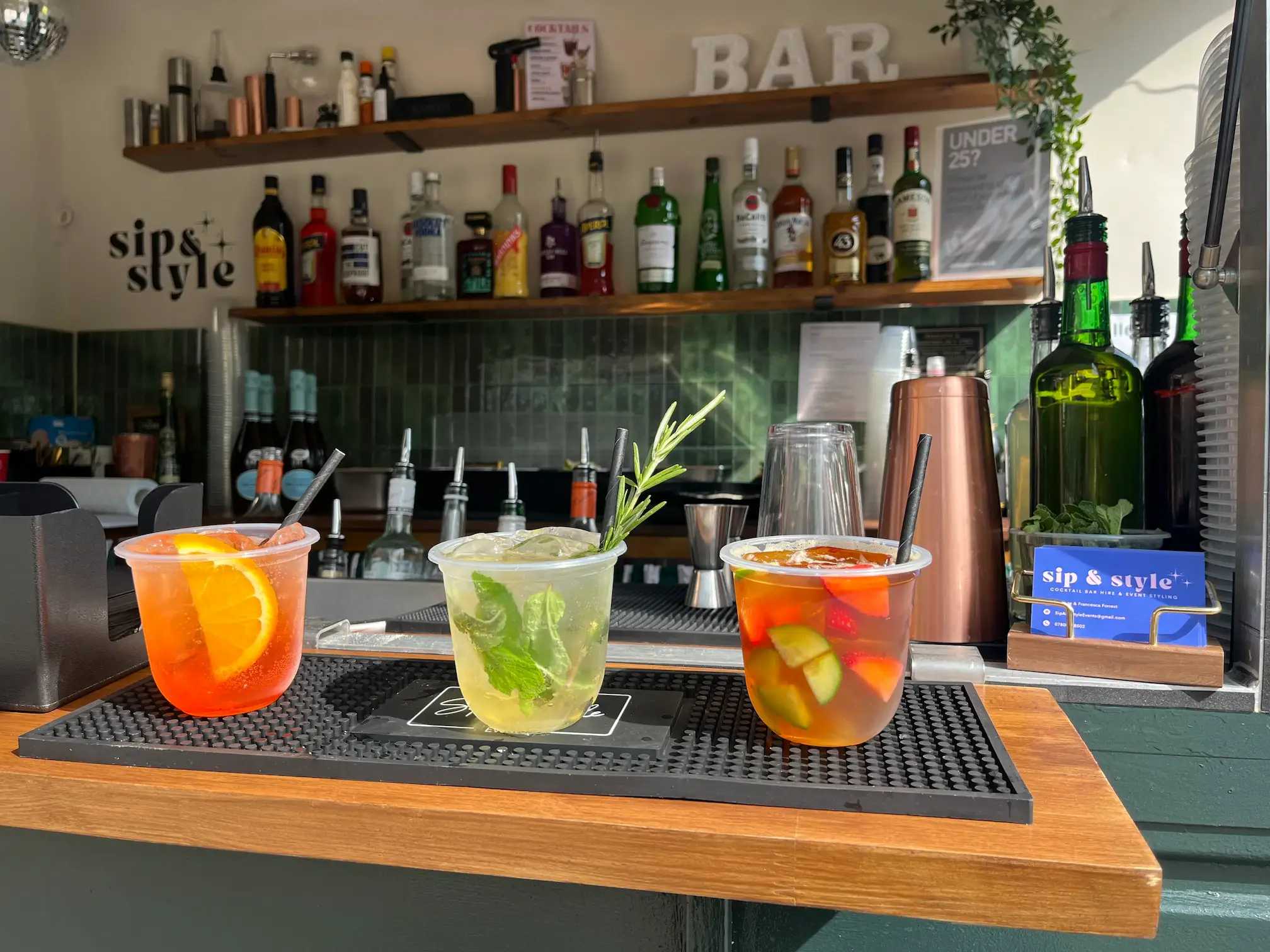 Festival outdoor mobile bar