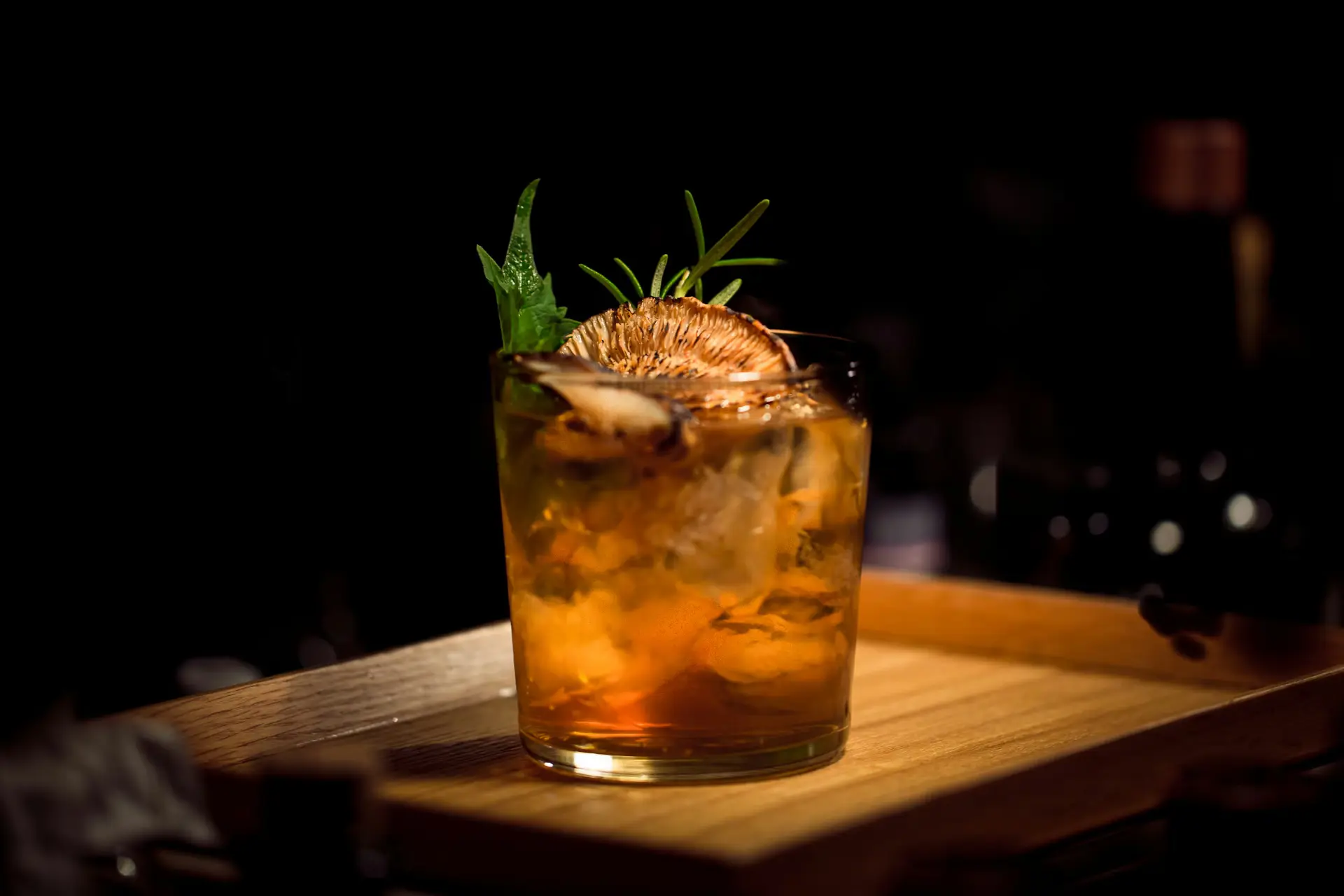 Smoking theatrical cocktail