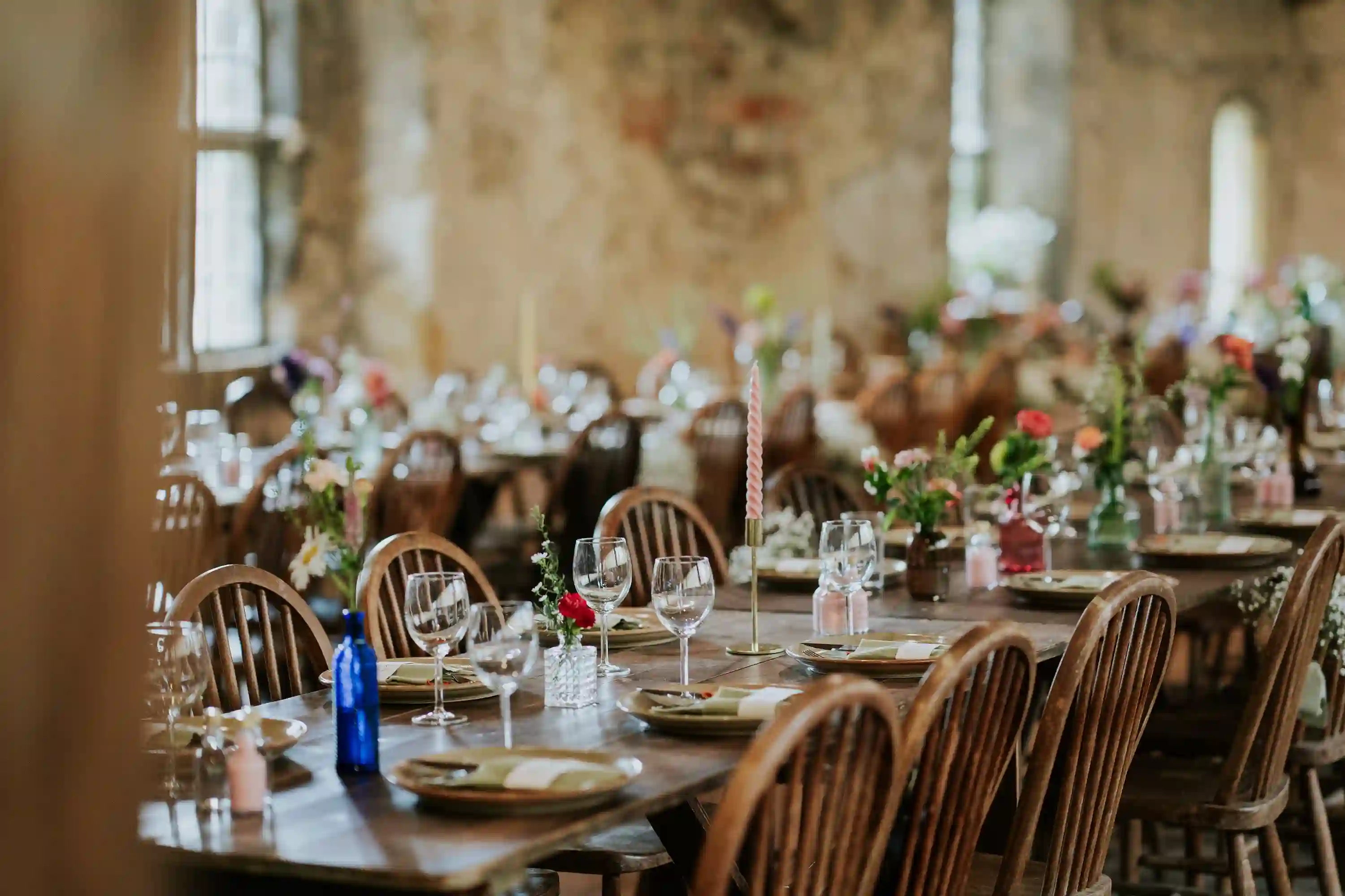 Floral decor styling